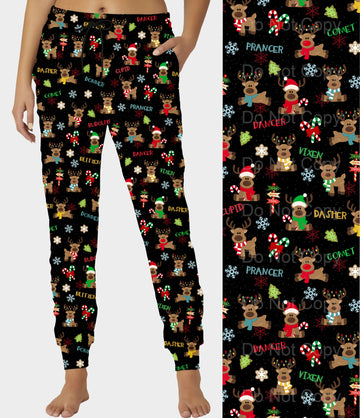 RTS - Santas Reindeer Joggers