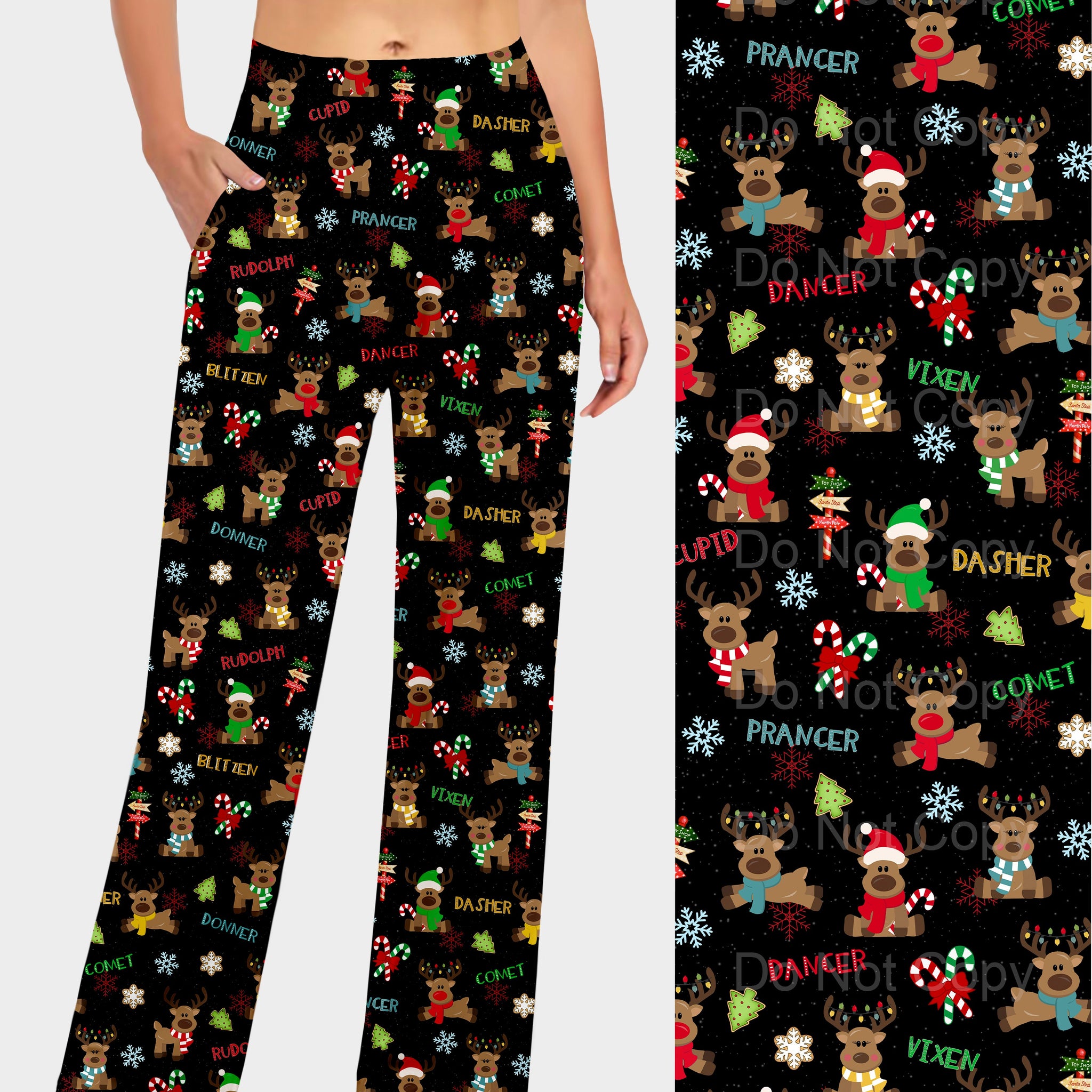 RTS - Santas Reindeer Lounge Pants