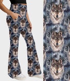 RTS - Spirit of the Wolf Flare Leggings w/ Pockets