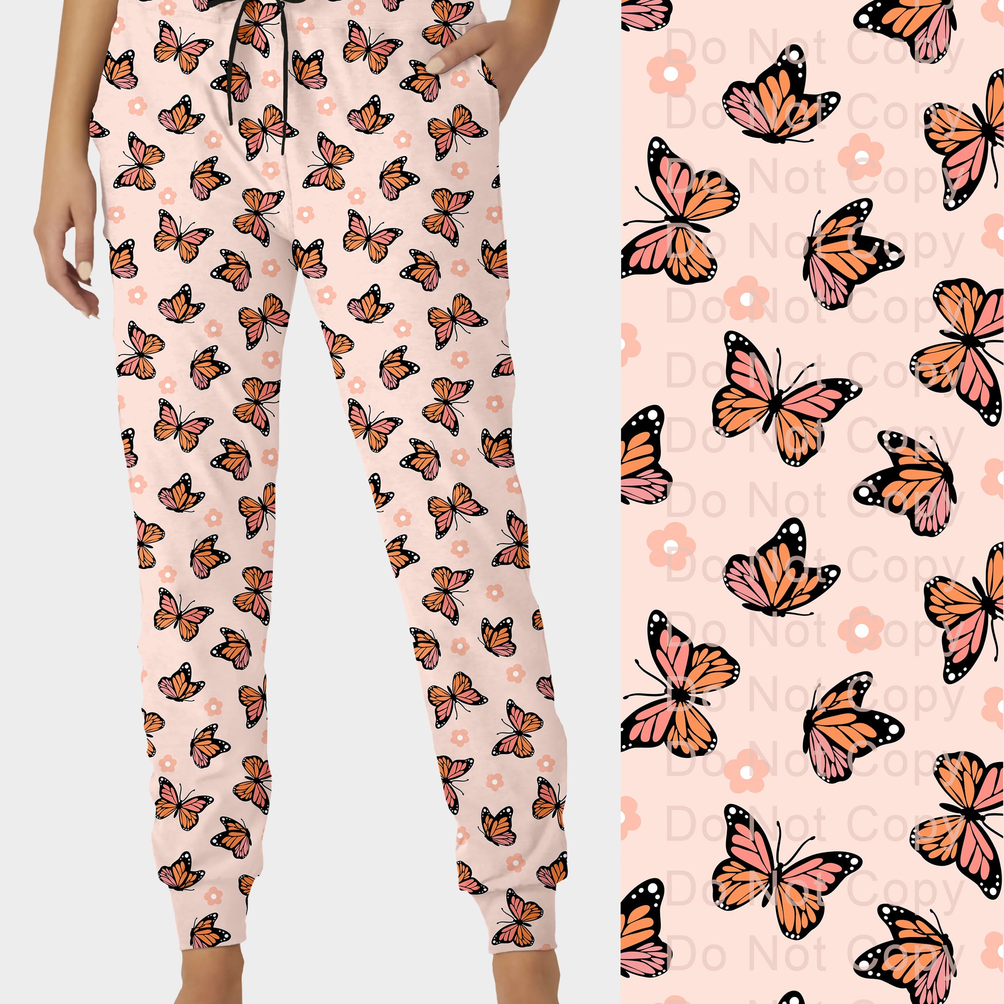 RTS - Spring Butterfly Joggers