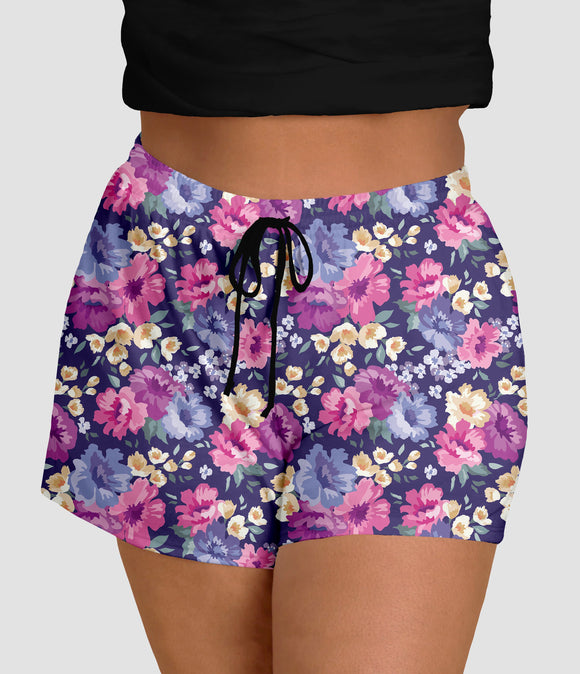 RTS - Spring Flowers Jogger Shorts