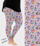 RTS - Spring Gnomes Leggings w/ Pockets
