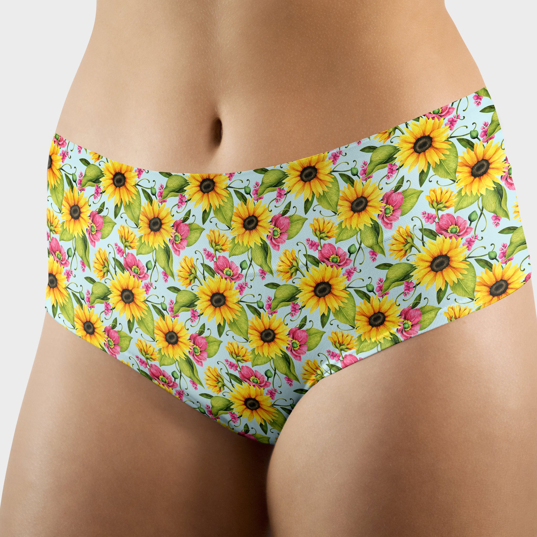 RTS - Summer Sunflower High Waist Panties