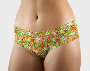 RTS - Sunny Orange Hipster/High Waist Panties