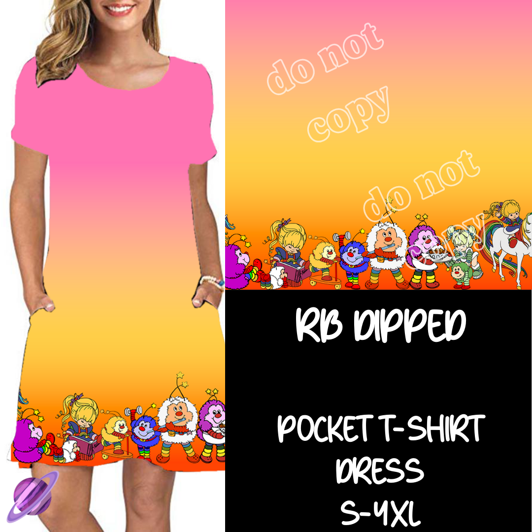 RB Dipped - T-Shirt Pocket Dress Preorder 2 Closing 3/12 ETA MAY