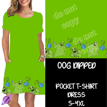 Oog Dipped - T-Shirt Pocket Dress Preorder 2 Closing 3/12 ETA MAY