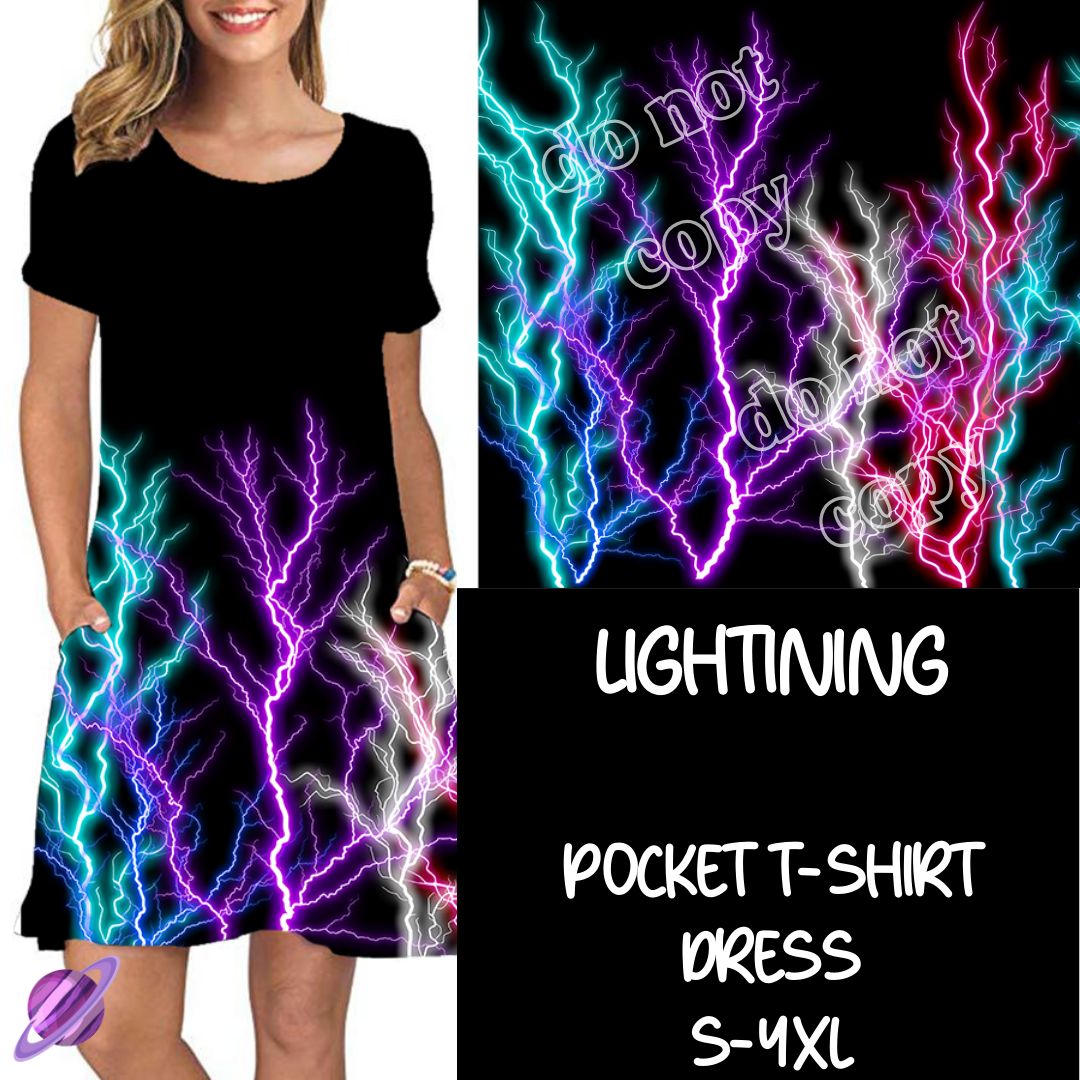 Lightning - T-Shirt Pocket Dress Preorder 2 Closing 3/12 ETA MAY