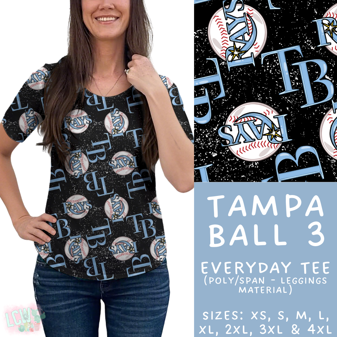 Batch #343 - Home Run Collection - Closes 5/22 - ETA mid July - Tampa Ball 3 Everyday Tee