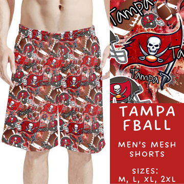 Batch #211 - Men's Shorts - Closes 10/7 - ETA mid/late Nov - Tampa Fball Men's Shorts