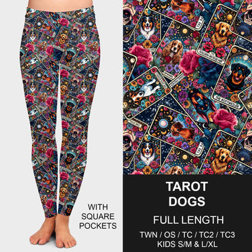 B203 - Preorder Tarot Dogs Leggings w/ Pockets (Closes 12/29. ETA late March)