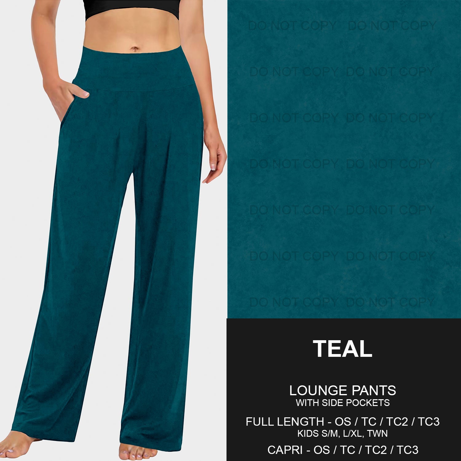 B216 - Preorder Teal Lounge Pants (Closes 3/09. ETA: late May)