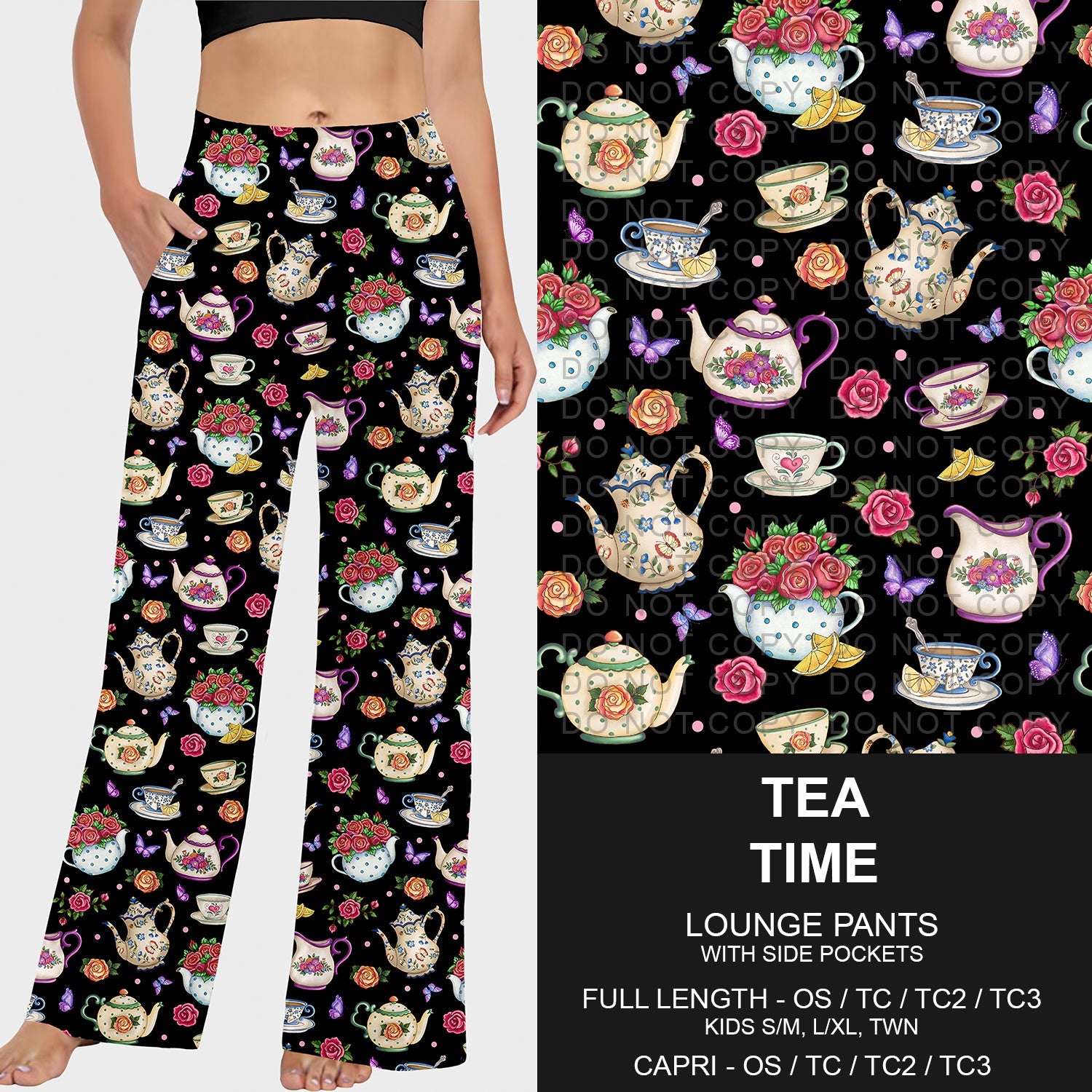 B229 - Preorder Tea Time Lounge Pants (Closes 5/18. ETA: late July)