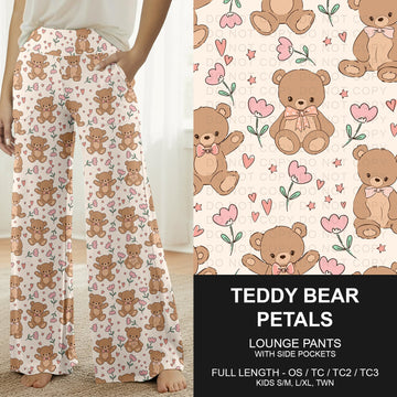 B265 - Preorder Teddy Bear Petals Lounge Pants (Closes 12/14. ETA mid Feb.)