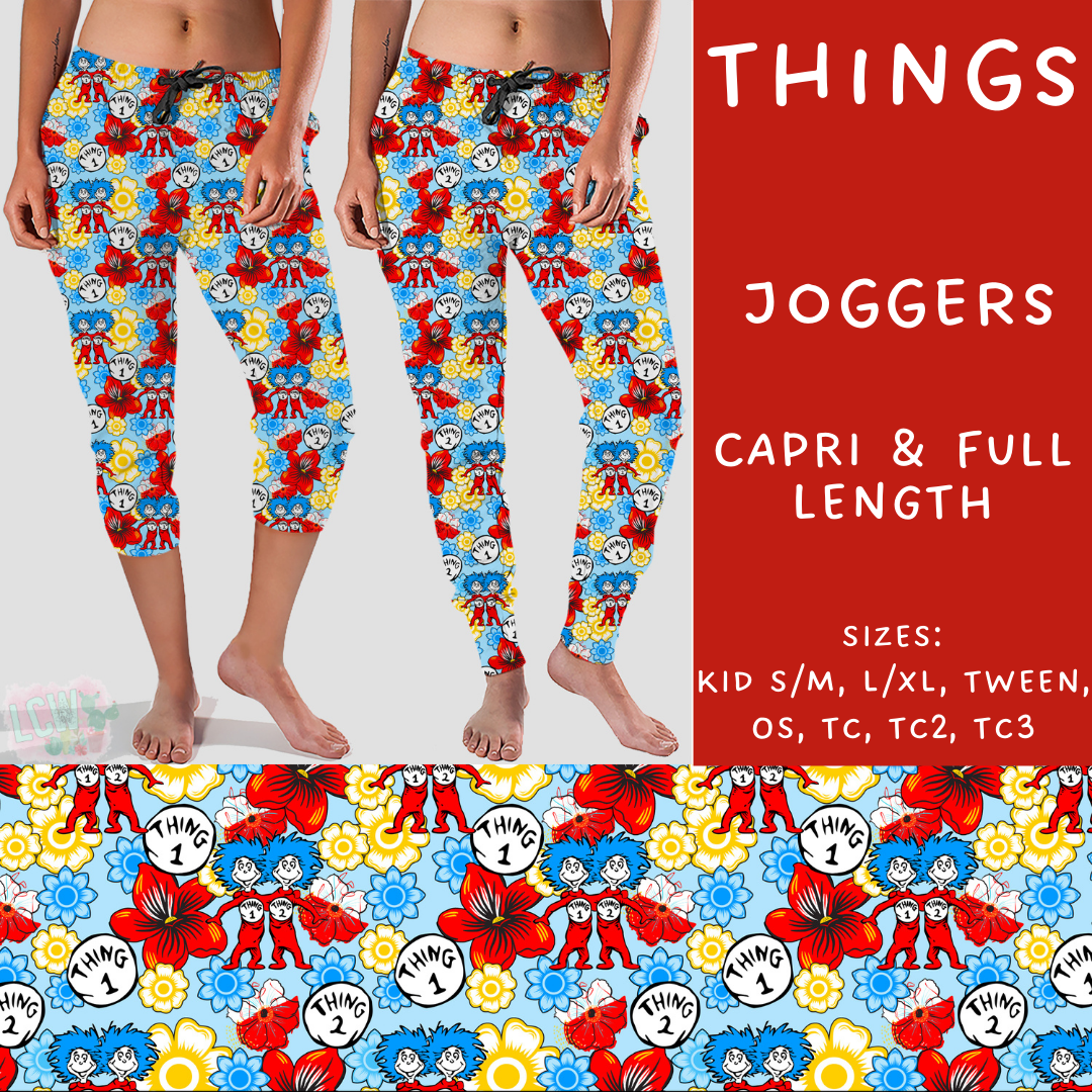 Batch #215 - Cool Characters 5 - Closes 10/11 - ETA late Nov - Things Full and Capri Length Joggers