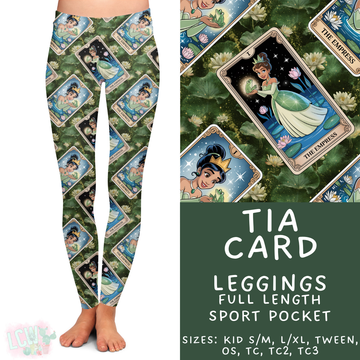 Batch #474 - Princess Tarot - Closes 1/12 - ETA early/mid March - Tia Card Full Length Leggings