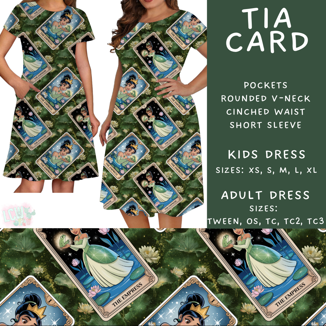 Batch #474 - Princess Tarot - Closes 1/12 - ETA early/mid March - Tia Card Adult & Kids Dresses