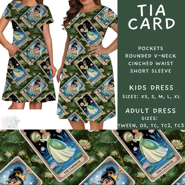 Batch #474 - Princess Tarot - Closes 1/12 - ETA early/mid March - Tia Card Adult & Kids Dresses