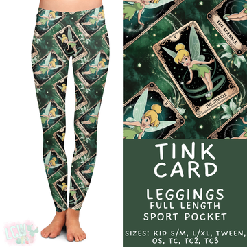 Batch #474 - Princess Tarot - Closes 1/12 - ETA early/mid March - Tink Card Full Length Leggings