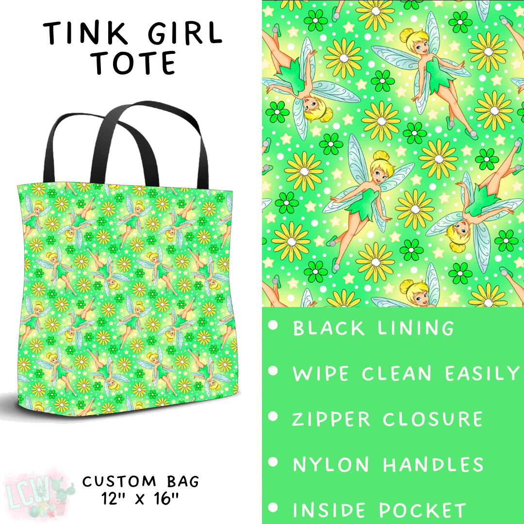 Batch #472 - Magical Faves 16 - Closes 1/5 - ETA late Feb - Tink Girl Tote