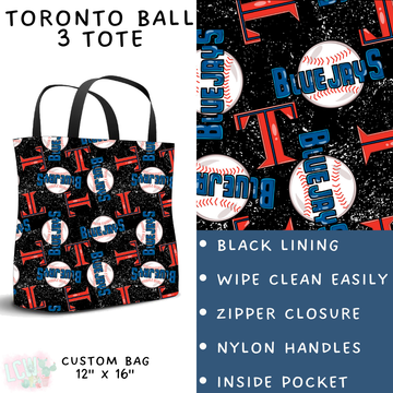 Batch #343 - Home Run Collection - Closes 5/22 - ETA mid July - Toronto Ball 3 Tote