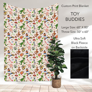 B186 - Pre-Order Toy Buddies Fleece Blanket (Closes 10/04. ETA: early Dec)