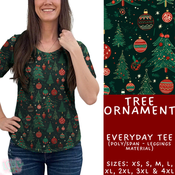 Ready To Ship - Tree Ornament Everyday Tee - 2XL