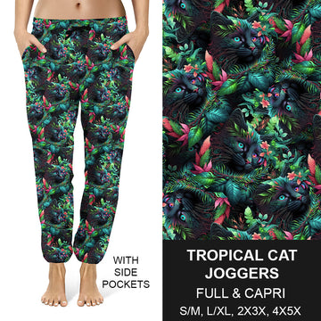 RTS - Tropical Cats Joggers