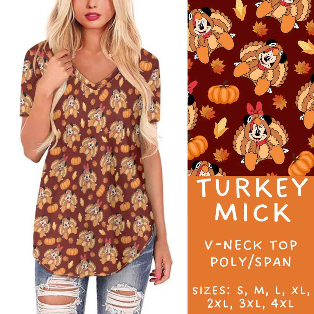 Batch #212 - Magical Fall Sets - Closes 10/8 - ETA mid Nov - Turkey Mick V-Neck Tee