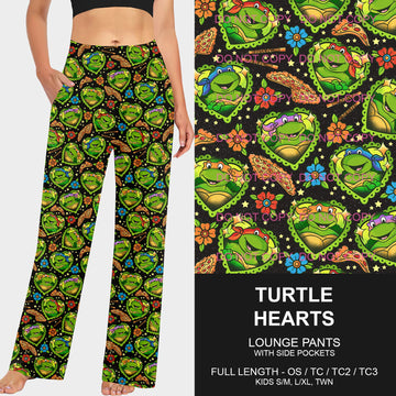 B197 - Preorder Turtle Hearts Lounge Pants (Closes 12/01. ETA late Jan.)