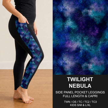 B300 - Preorder Twilight Nebula Side Panel Pocket Leggings (Closes 7/15. ETA: mid Sept.)