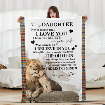 Daughter Lion - Letter Sherpa Blankets- Preorder Closing 10/2