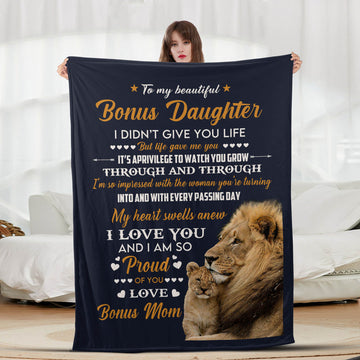 Bonus Daughter Lion - Letter Sherpa Blankets- Preorder Closing 10/2