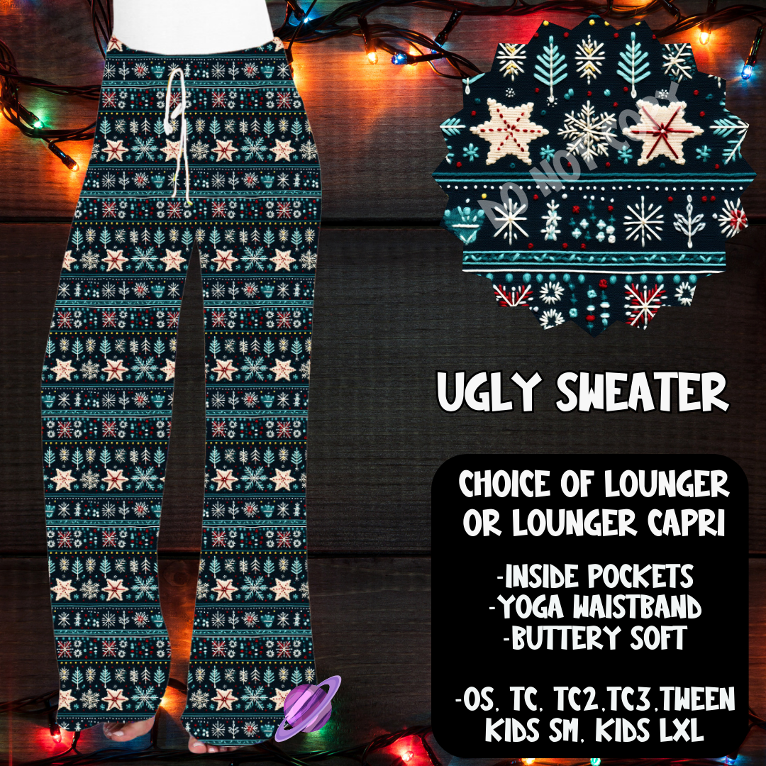 UGLY SWEATER  - LOUNGER XMAS SWEATER RUN CLOSING 10/30