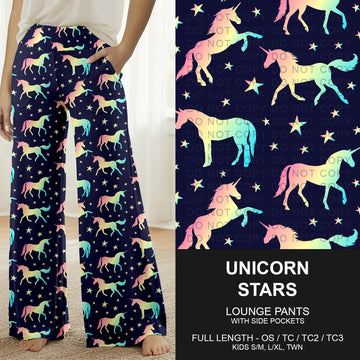 B265 - Preorder Unicorn Stars Lounge Pants (Closes 12/14. ETA mid Feb.)