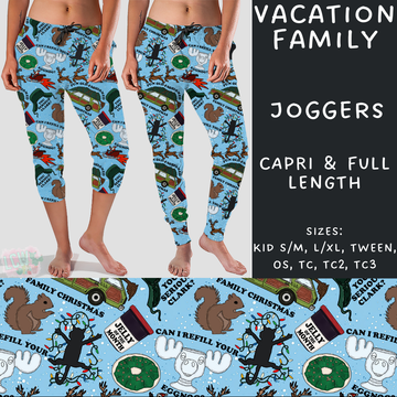 Batch #231 - Tis The Season - Closes 10/31 - ETA early/mid Dec - Vacation Family Full and Capri Length Joggers