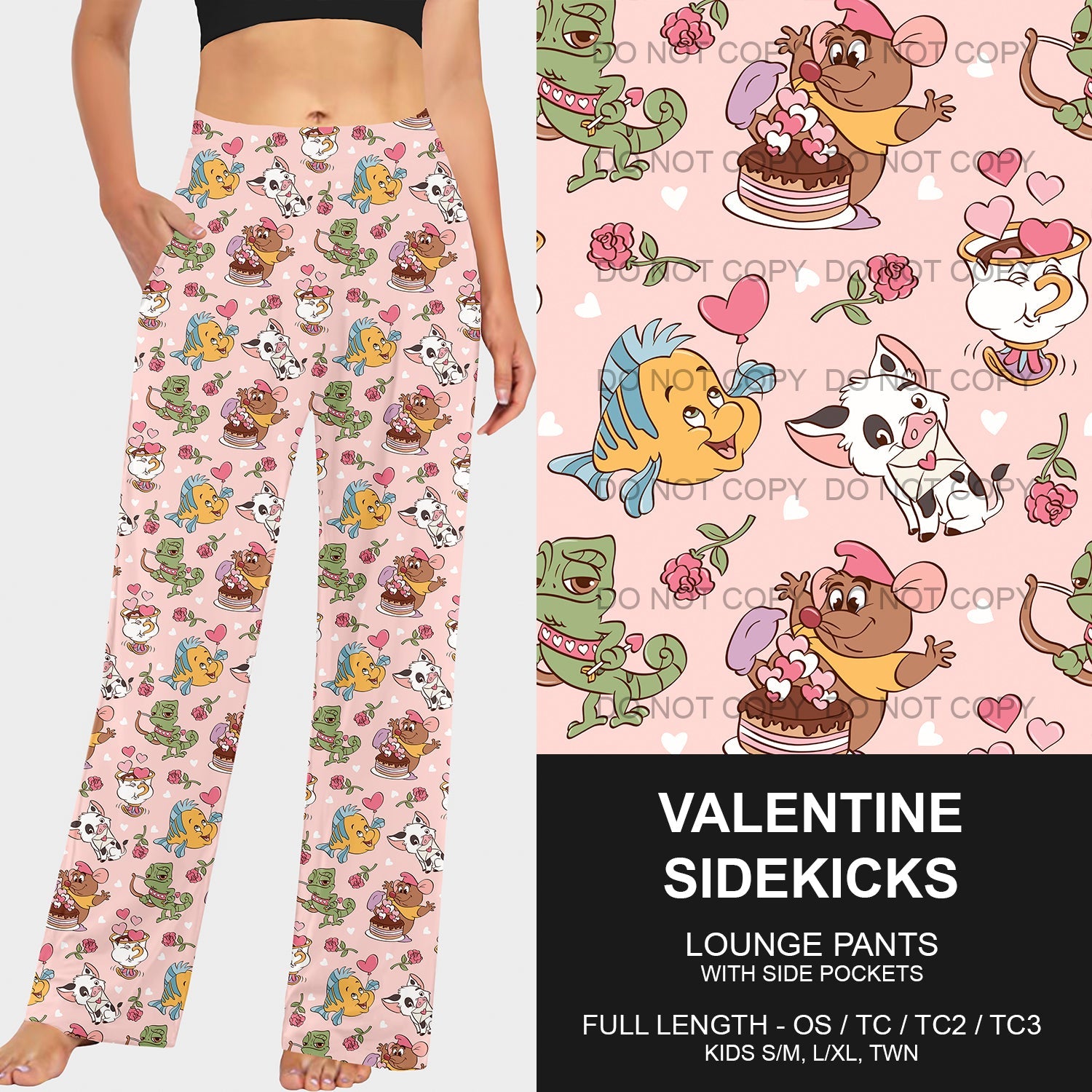 B196 - Preorder Valentine Sidekicks Lounge Pants (Closes 11/24. ETA late Jan.)