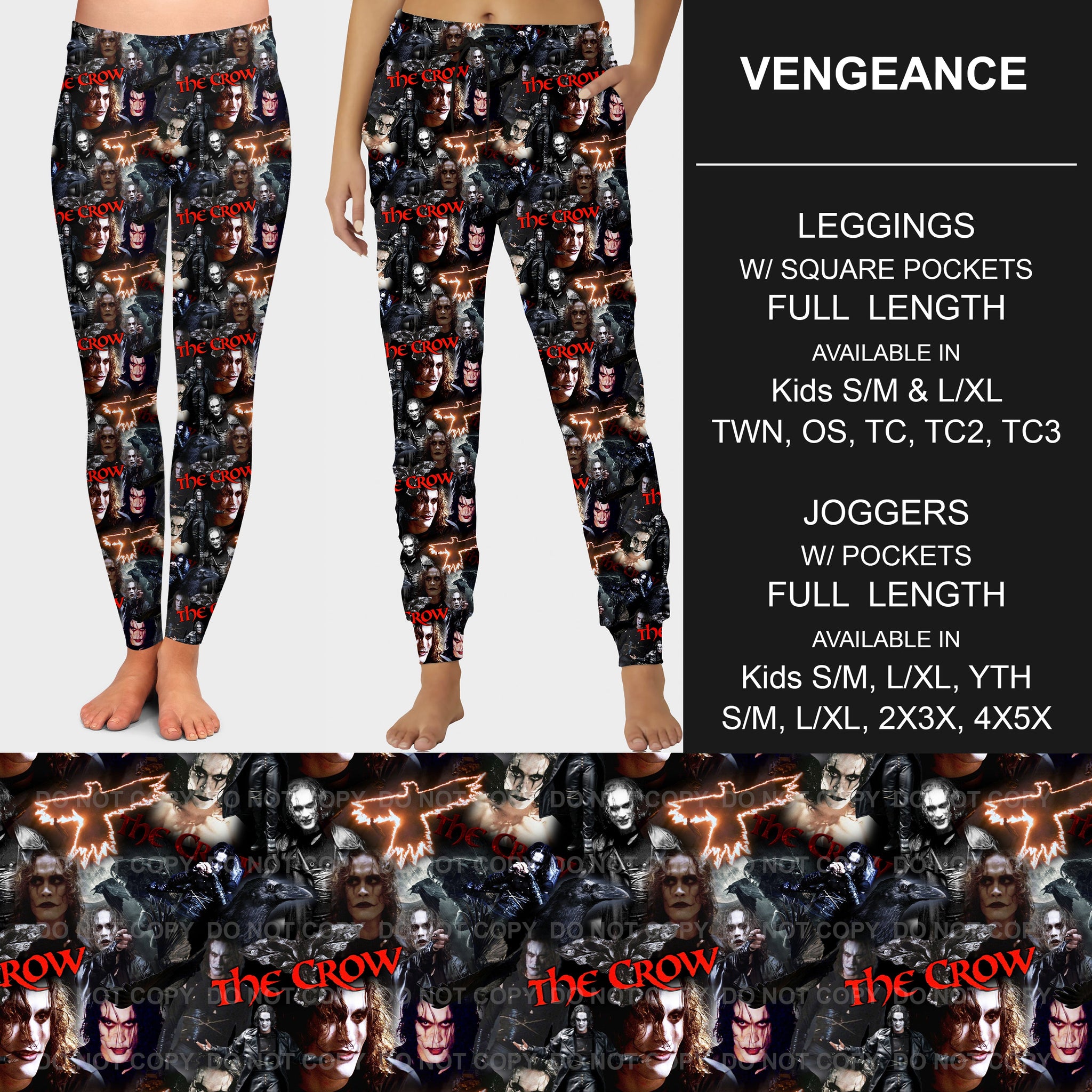 B181 Preorder - Vengeance Legging/Jogger Collection (Closes 9/24. ETA: late Nov.)