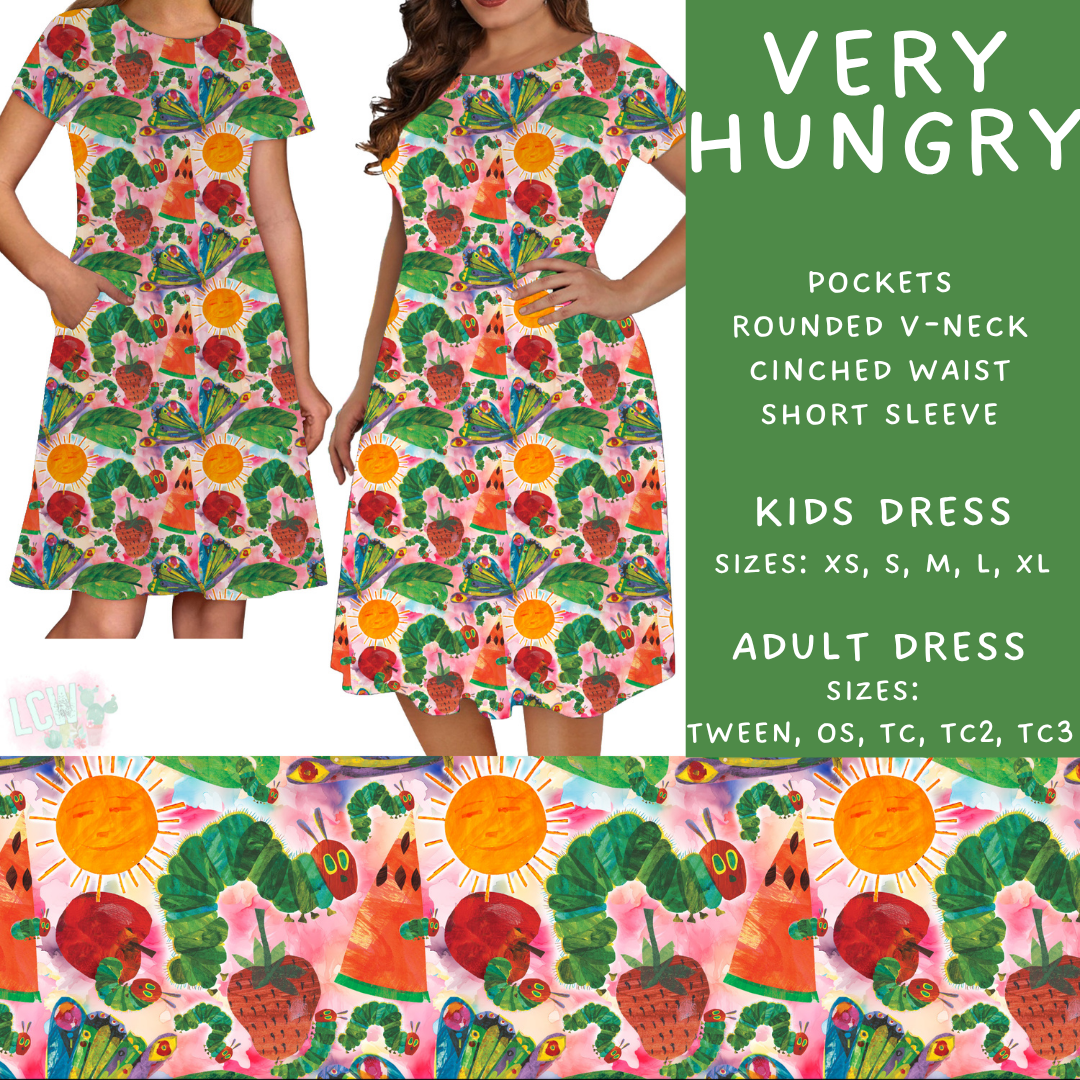 Batch #456 - Storybook Collection 4 - Closes 11/28 - ETA late Jan - Very Hungry Womens & Girls Dress