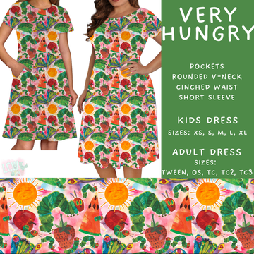Batch #456 - Storybook Collection 4 - Closes 11/28 - ETA late Jan - Very Hungry Womens & Girls Dress