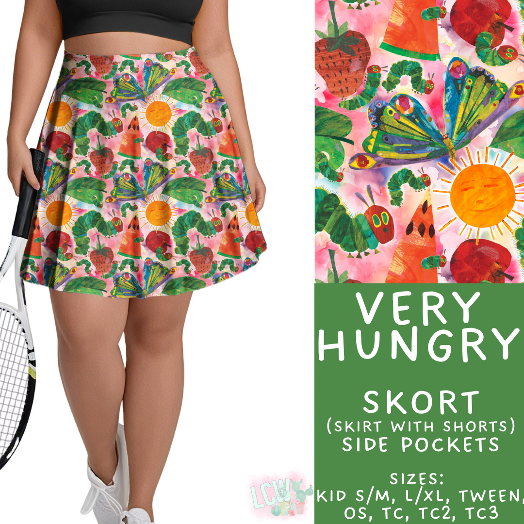 Batch #456 - Storybook Collection 4 - Closes 11/28 - ETA late Jan - Very Hungry Skort