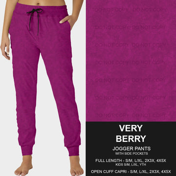 B216- Preorder Very Berry Joggers (Closes 3/09. ETA: late May)