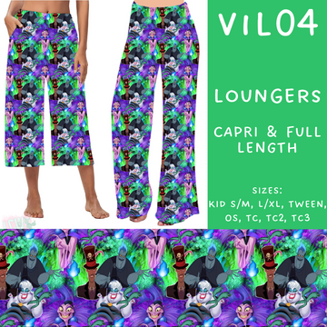 Batch #208 - Villains - Closes 9/30 - ETA mid Nov - Vil04 Capri and Full Length Loungers