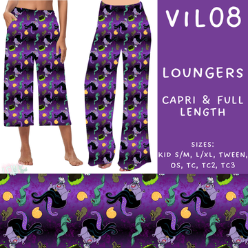 Batch #208 - Villains - Closes 9/30 - ETA mid Nov - Vil08 Capri and Full Length Loungers