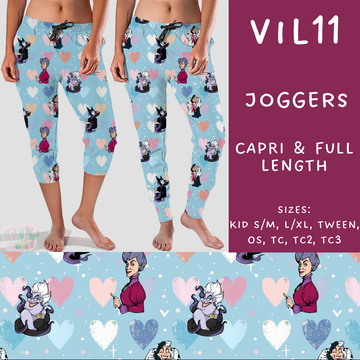 Batch #208 - Villains - Closes 9/30 - ETA mid Nov - Vil11 Full and Capri Length Joggers