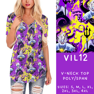 Batch #208 - Villains - Closes 9/30 - ETA mid Nov - Vil12 V-Neck Tee