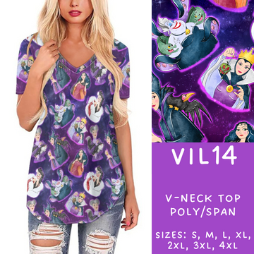 Batch #208 - Villains - Closes 9/30 - ETA mid Nov - Vil14 V-Neck Tee