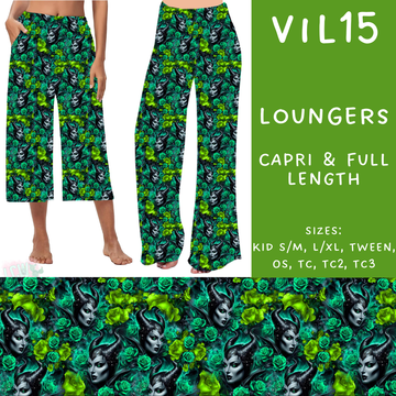 Batch #208 - Villains - Closes 9/30 - ETA mid Nov - Vil15 Capri and Full Length Loungers