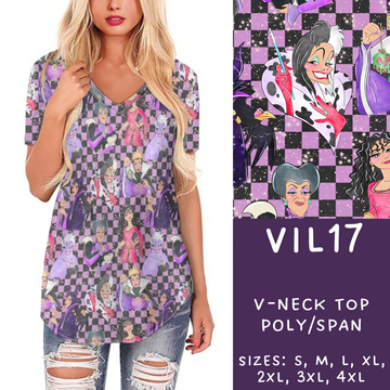 Batch #208 - Villains - Closes 9/30 - ETA mid Nov - Vil17 V-Neck Tee