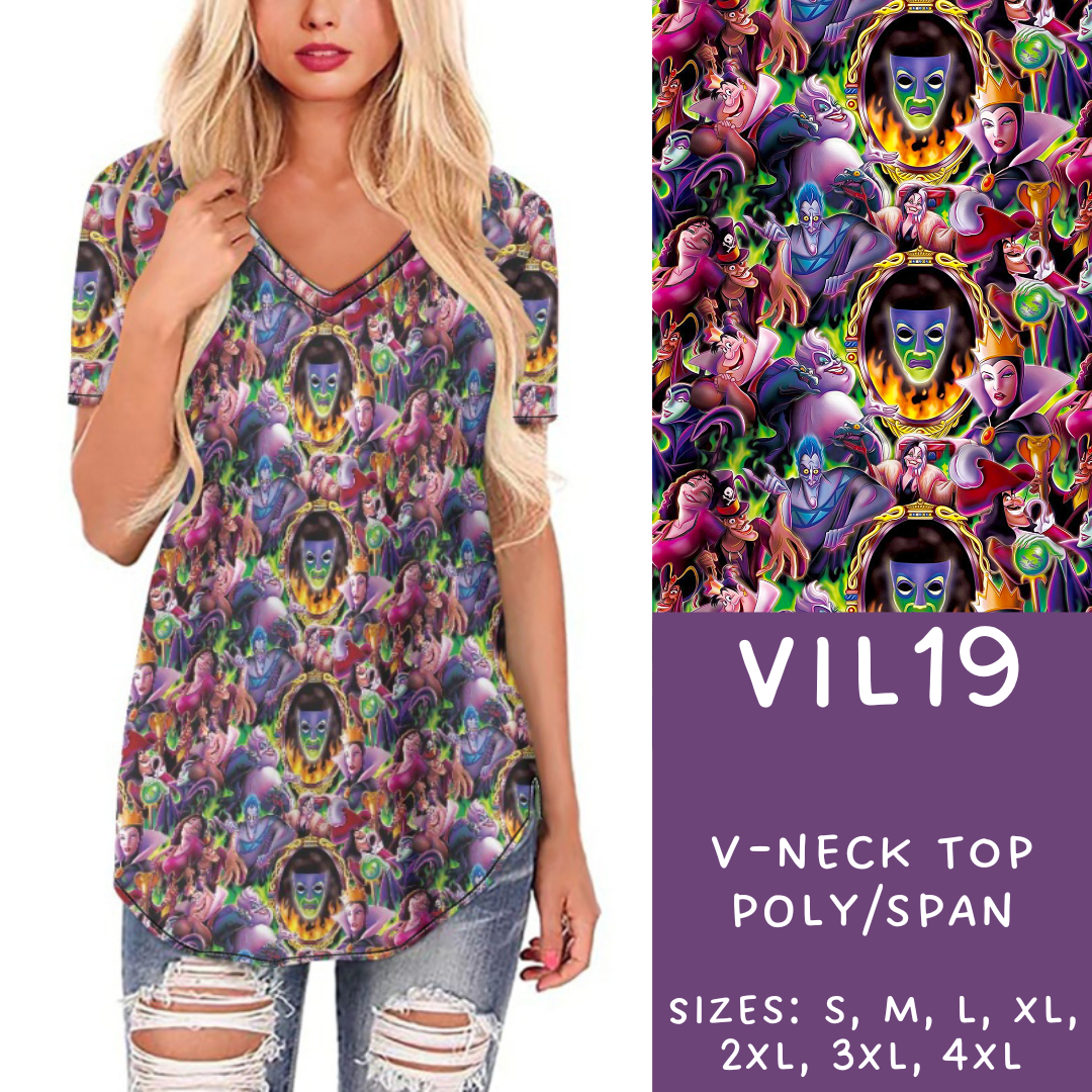 Batch #208 - Villains - Closes 9/30 - ETA mid Nov - Vil19 V-Neck Tee