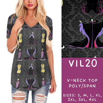 Batch #208 - Villains - Closes 9/30 - ETA mid Nov - Vil20 V-Neck Tee